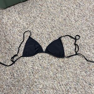 Classic Black Triangle Bikini Top